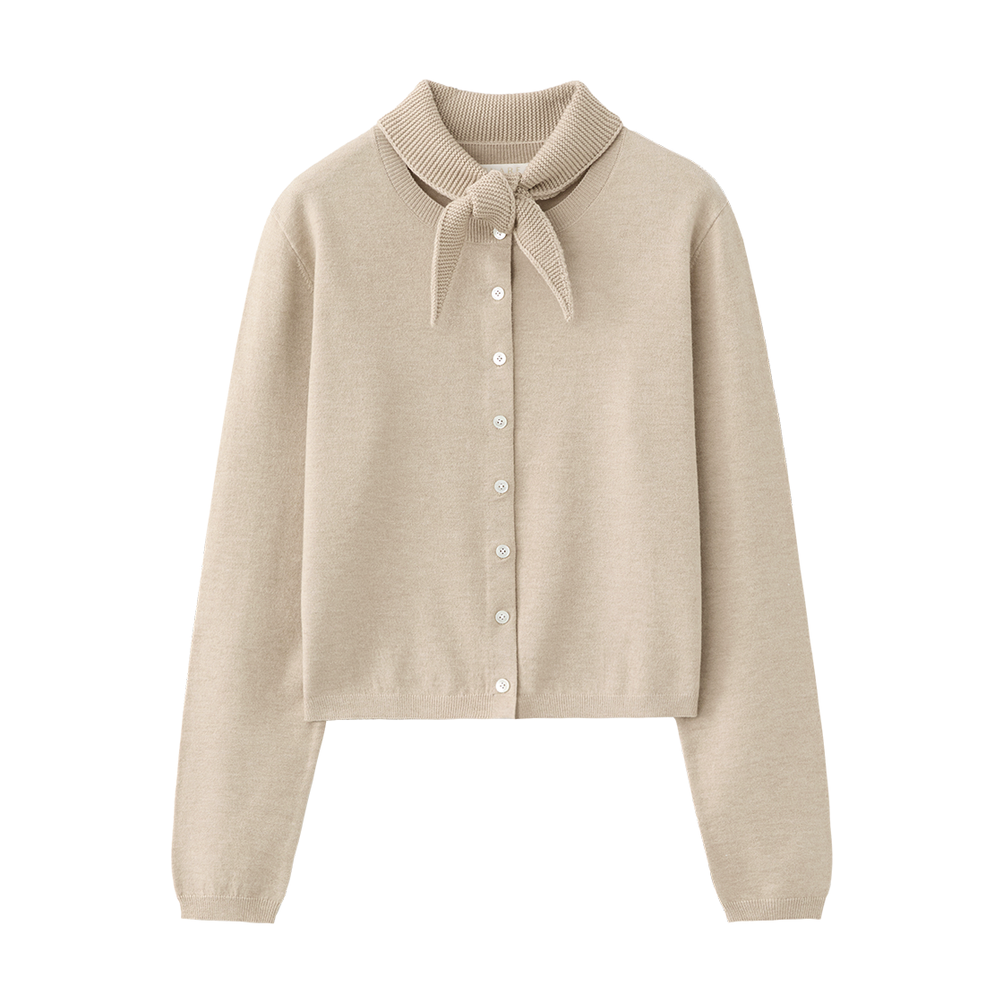 SBF1KC03WBG (W) Suare Women Daily Minimal Button Cardigan (SET) Beige