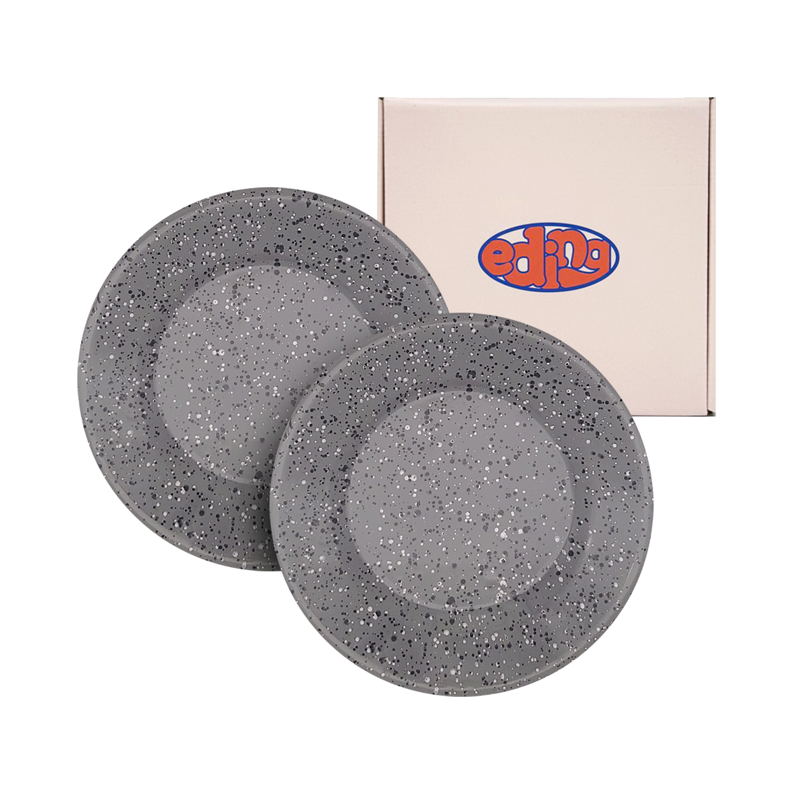 에딩 밀키웨이 법랑 플레이트 런던그레이 2p gift set(Eding Mlikyway Ename Plate 2p Gift Set London  Gray) - 1
