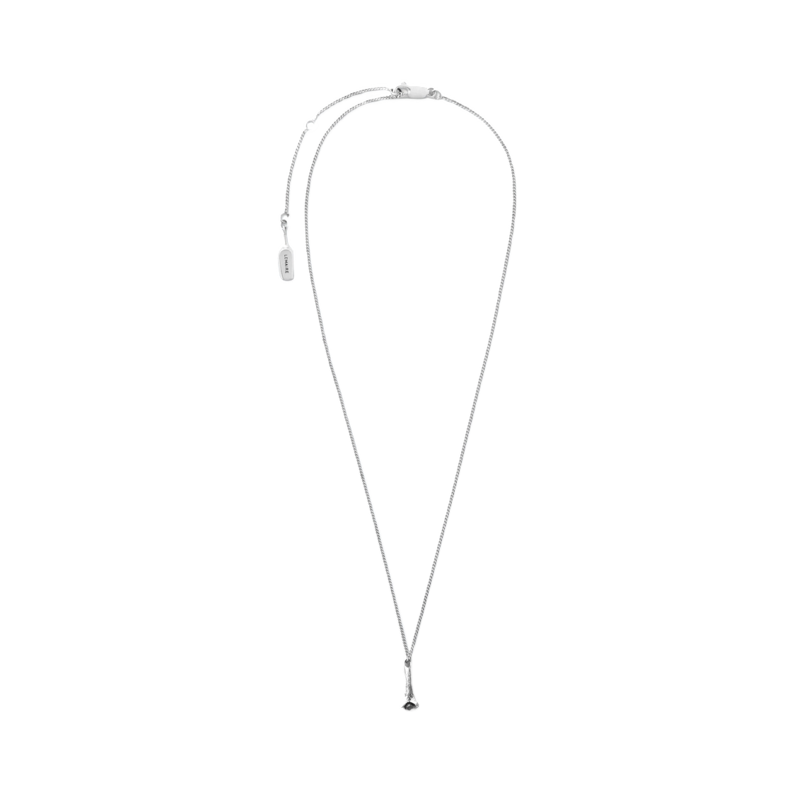 JW0132-LO036-927 Lemaire Clove Necklace Silver