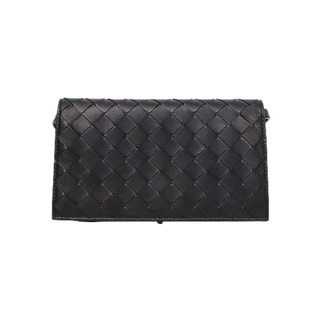 ITW5VEKSG2KG Bottega Veneta Black Intrecciato Crossbody Bag C-A47926