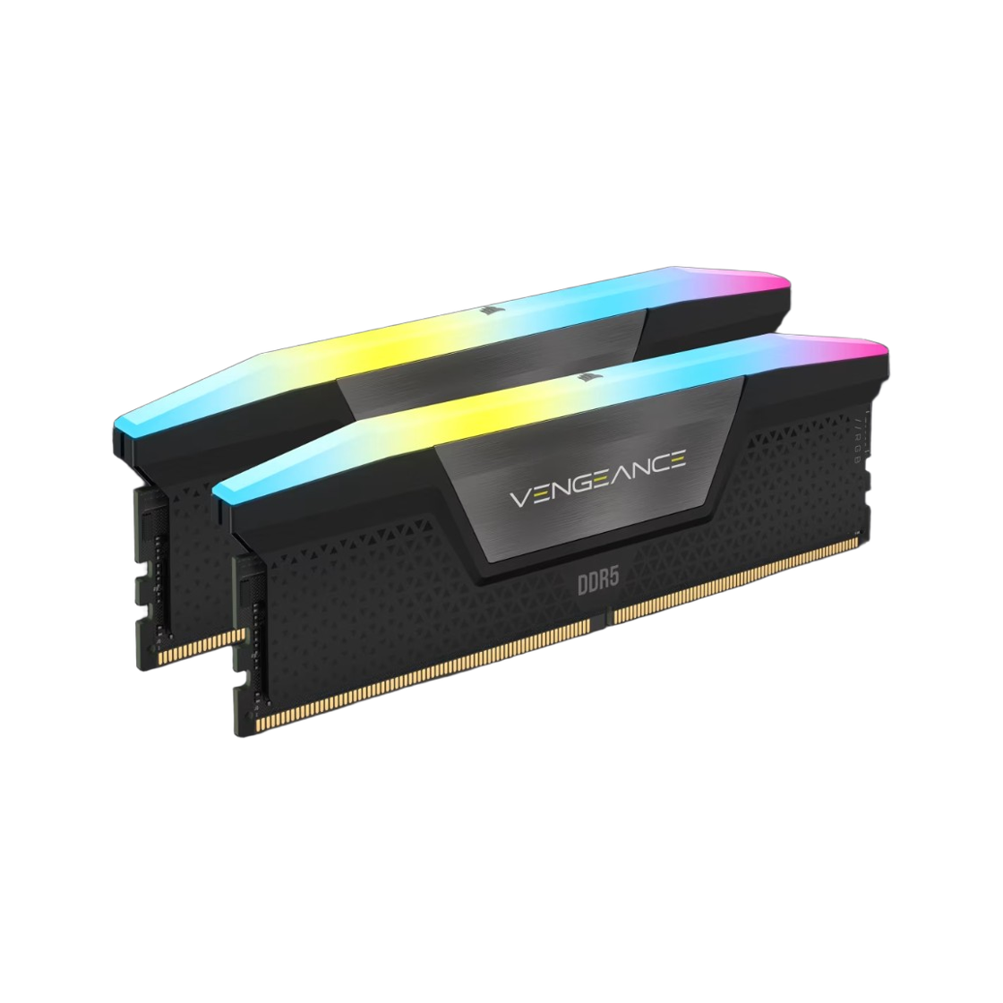 커세어 32GB(16GBx2) DDR5 CL36 벤전스 RGB 6000MHz 인텔 블랙 (국내 정식 발매 제품)(Corsair 32GB(16GBx2) DDR5 CL36 Vengeance RGB 6000MHz Intel Black (Korean Ver.)) - 1