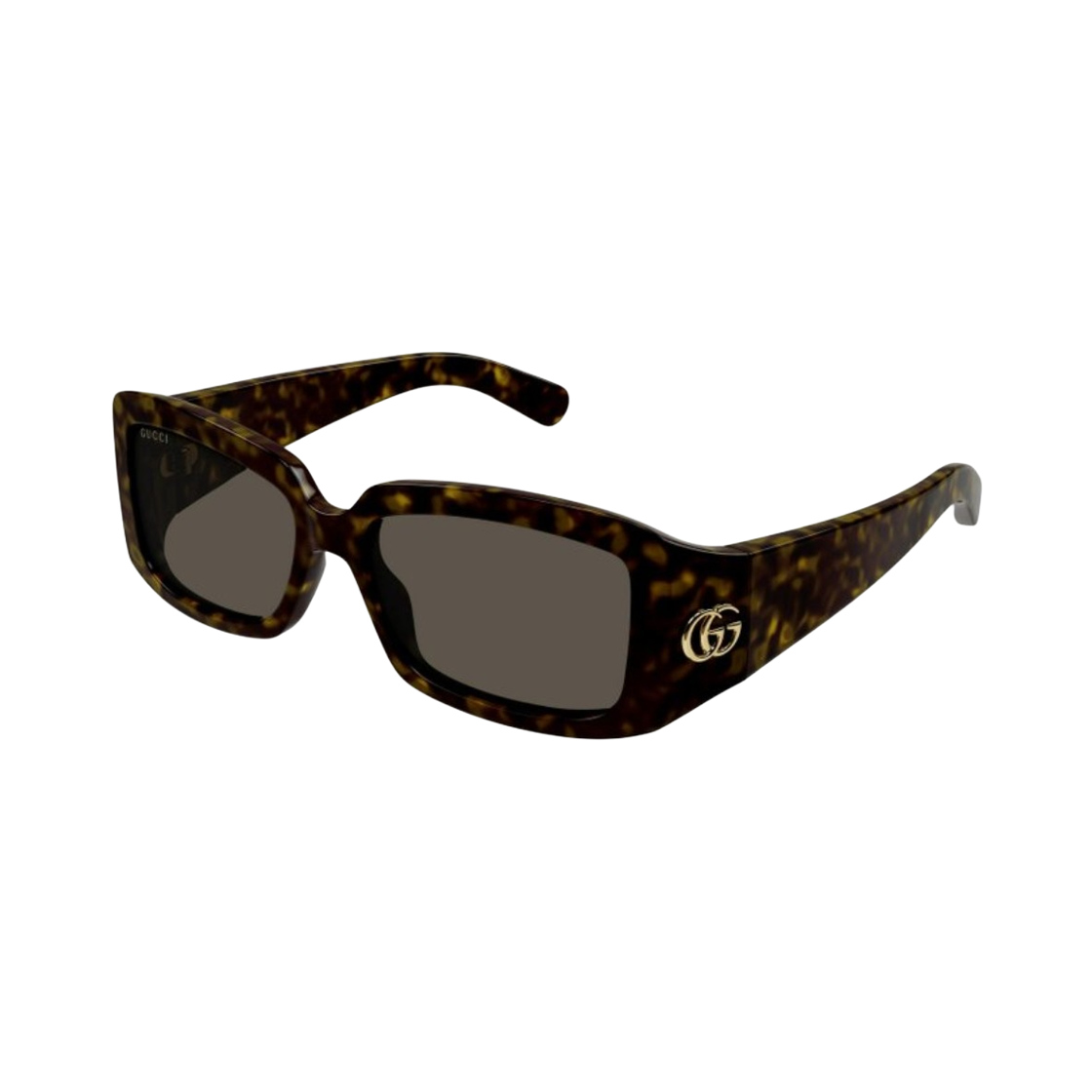 (W) 구찌 스퀘어 프레임 선글라스 하바나 브라운((W) Gucci Square Frame Sunglasses Havana Brown) - 2