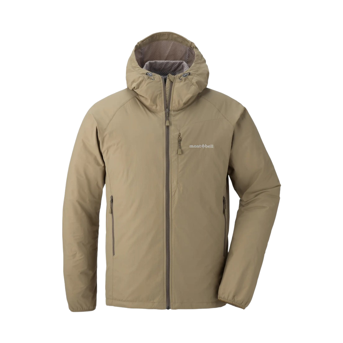 2306161 Montbell Light Shell Hooded Jacket Tan