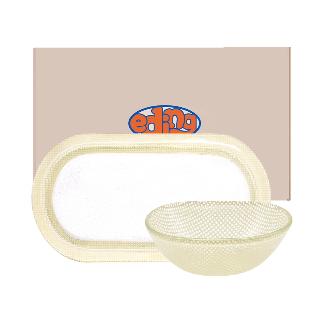 에딩 체키 트레이 gift A set 크림(Eding Checky Tray Gift A set Cream) - 2