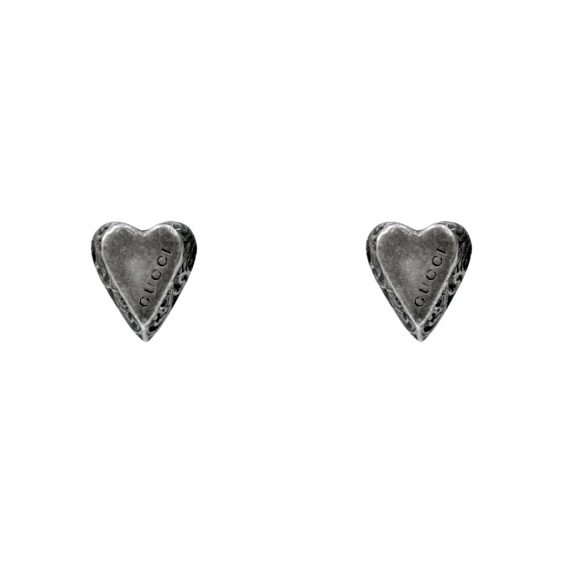 구찌 하트 실버 귀걸이 C-B47524(Gucci Heart Silver Earrings C-B47524)