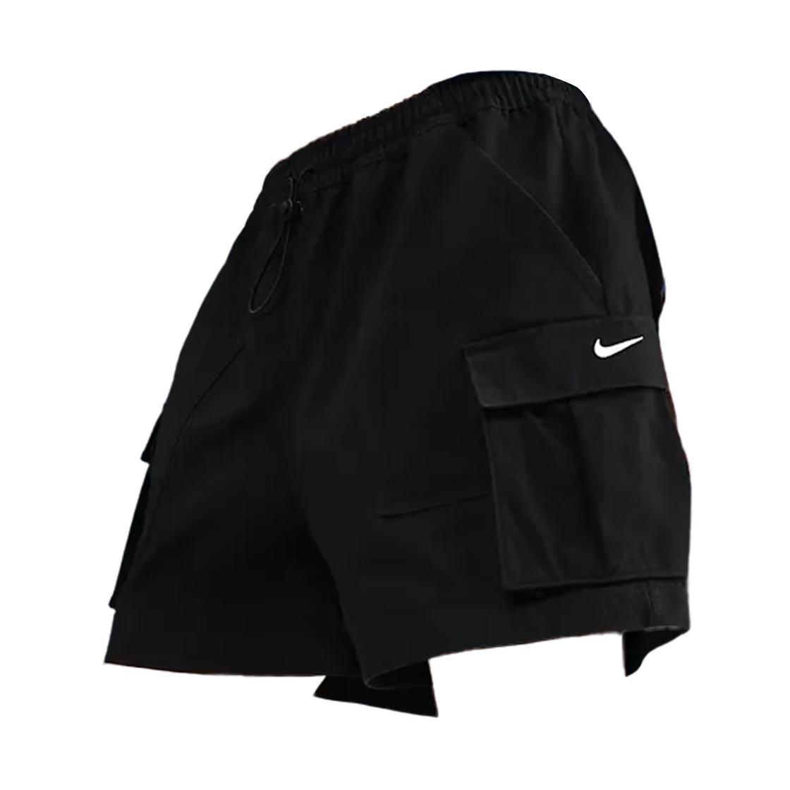 HV2619-010 (W) Nike NSW Mid-Rise Loose 5 Inch Shorts Cargo Black Sail - Asia