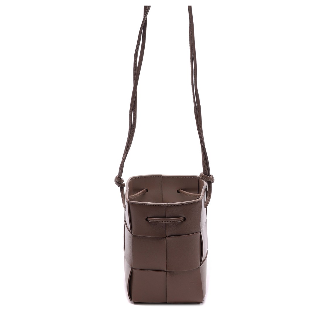 [25% 쿠폰] 보테가 베네타 미니 카세트 버킷백 토프 그레이([25% 쿠폰] Bottega Veneta Mini Cassette Bucket Bag Taupe Grey) - 4