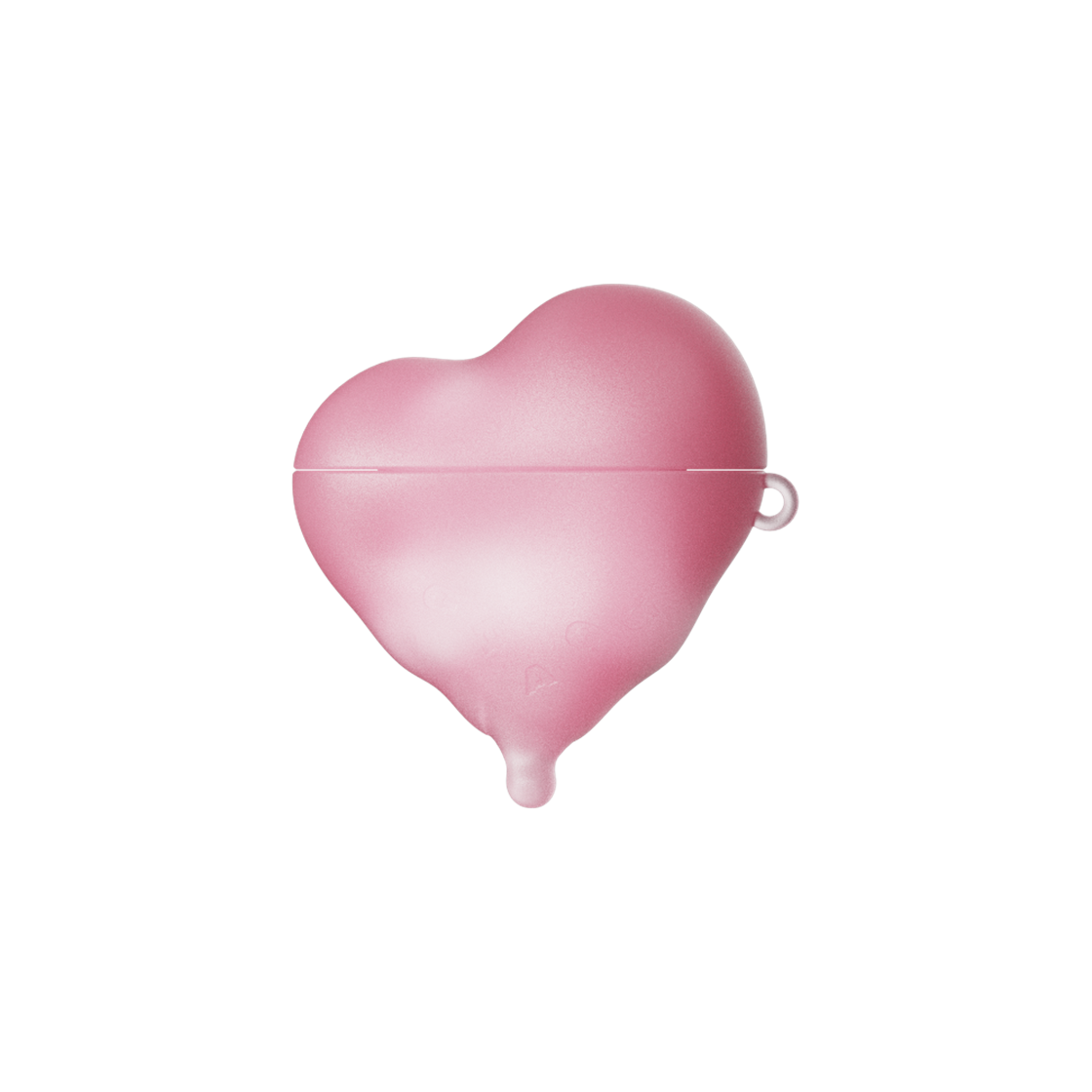 GRG26020203 GARGG FLOW HEART CASE - CLEAR PINK