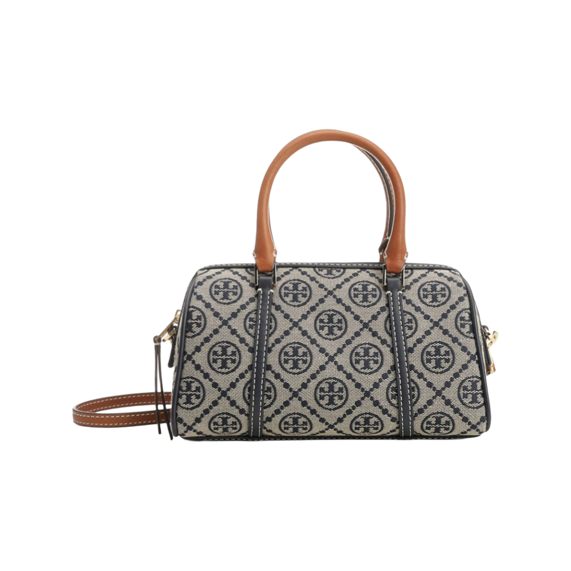 토리버치 T 모노그램 배럴 백 토리 네이비(Tory Burch T Monogram Barrel Bag Tory Navy)