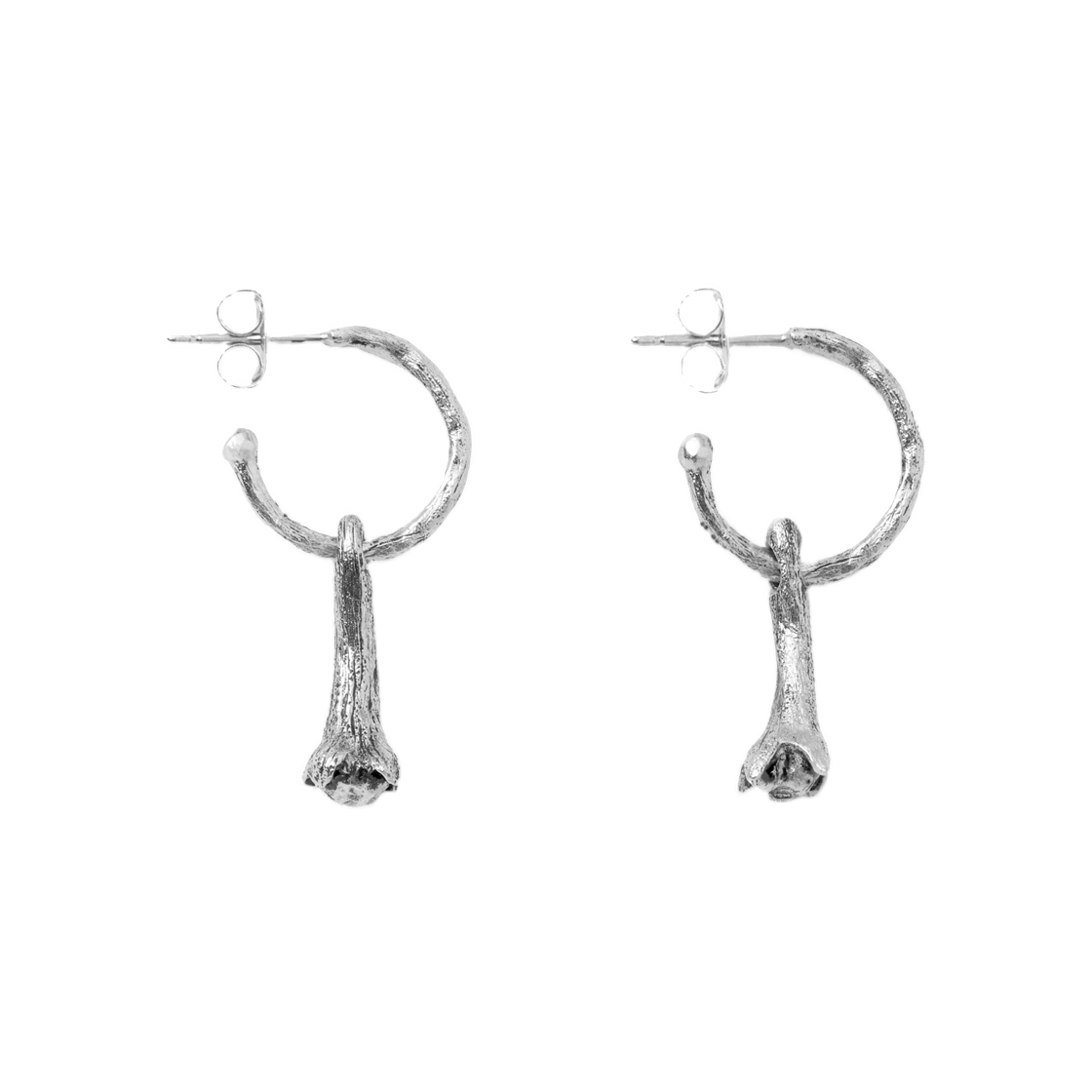 JW0131-LO036-927 Lemaire Clove Earrings Silver