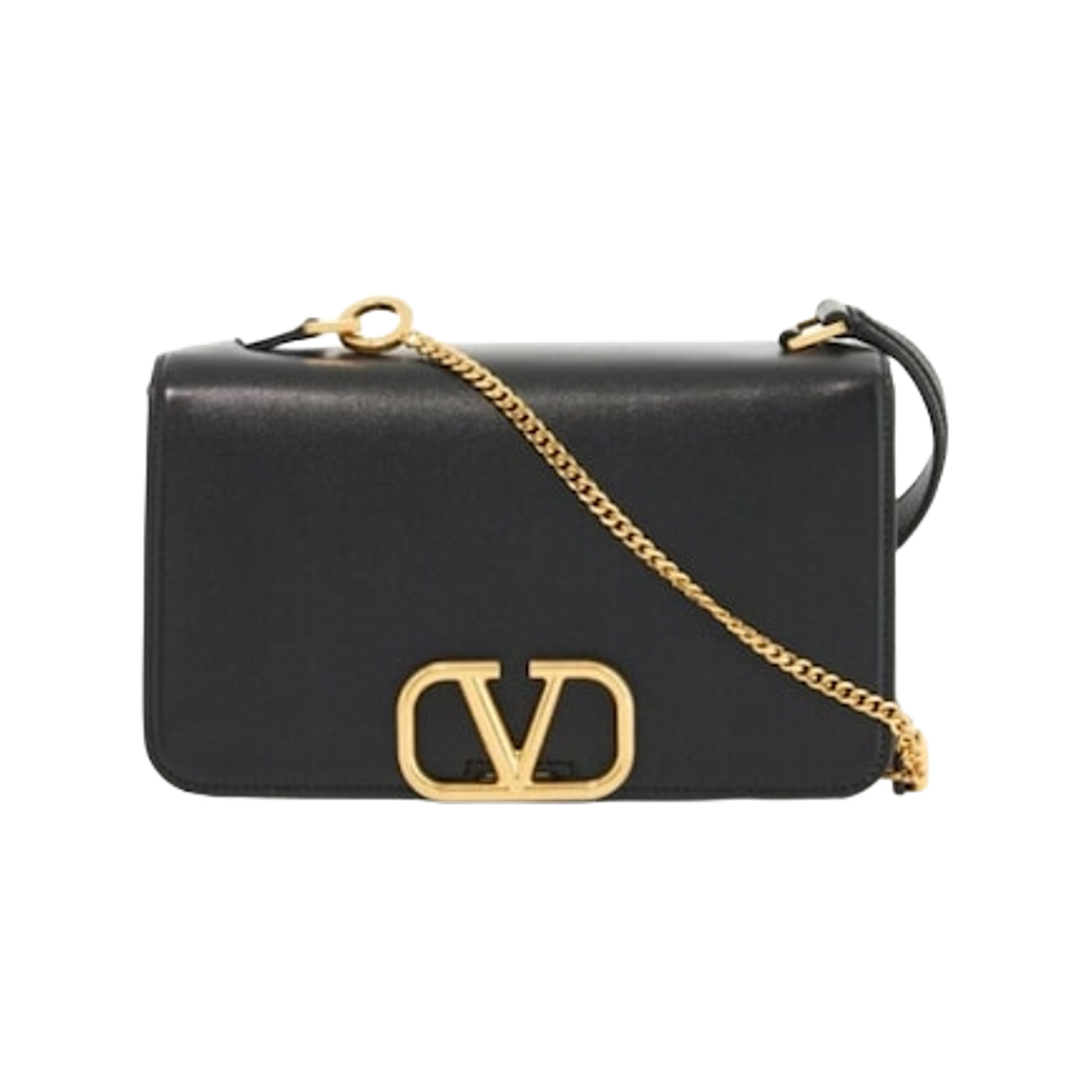 B0Q77DLG0NO Valentino Vlogo Signature Shoulder Bag Black