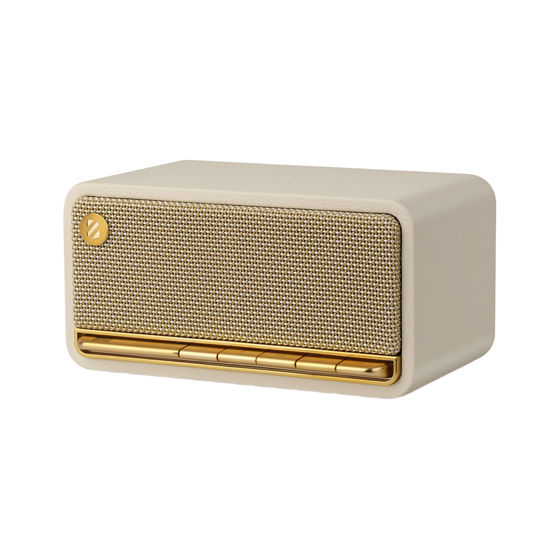 169106 BRITZ BR-Vbutton Antique Interior Piano Style Bluetooth Speaker White