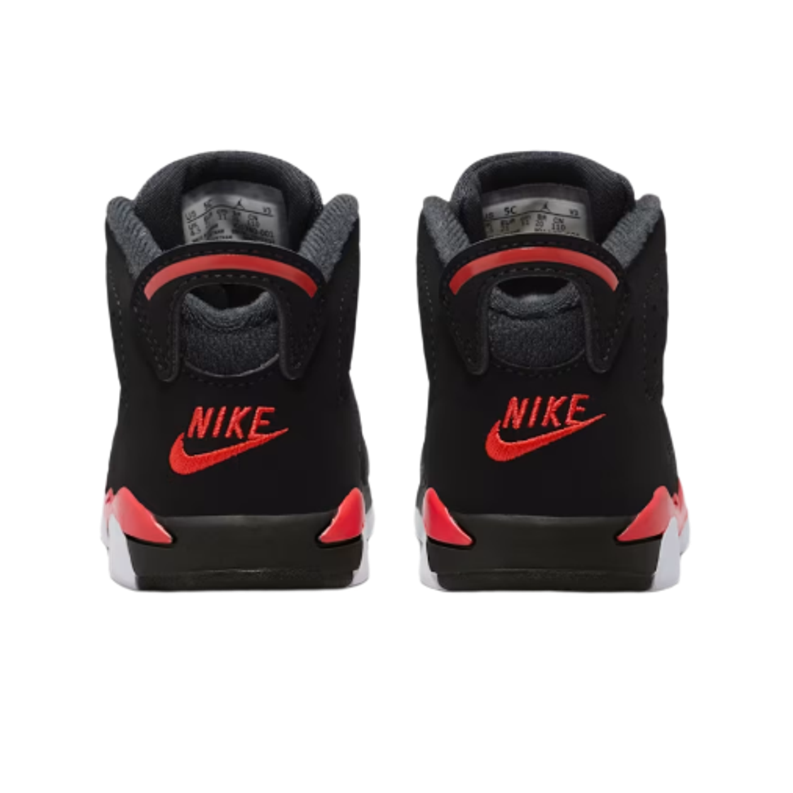 (TD) 조던 6 레트로 인프라레드 세일즈맨 블랙 앤 라이트 크림슨((TD) Jordan 6 Retro Infrared Salesman Black and Light Crimson) - 3