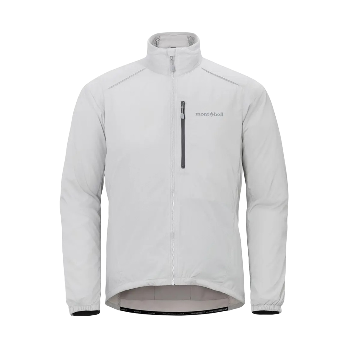 1130453 Montbell Light Shell Cycle Jacket Light Gray