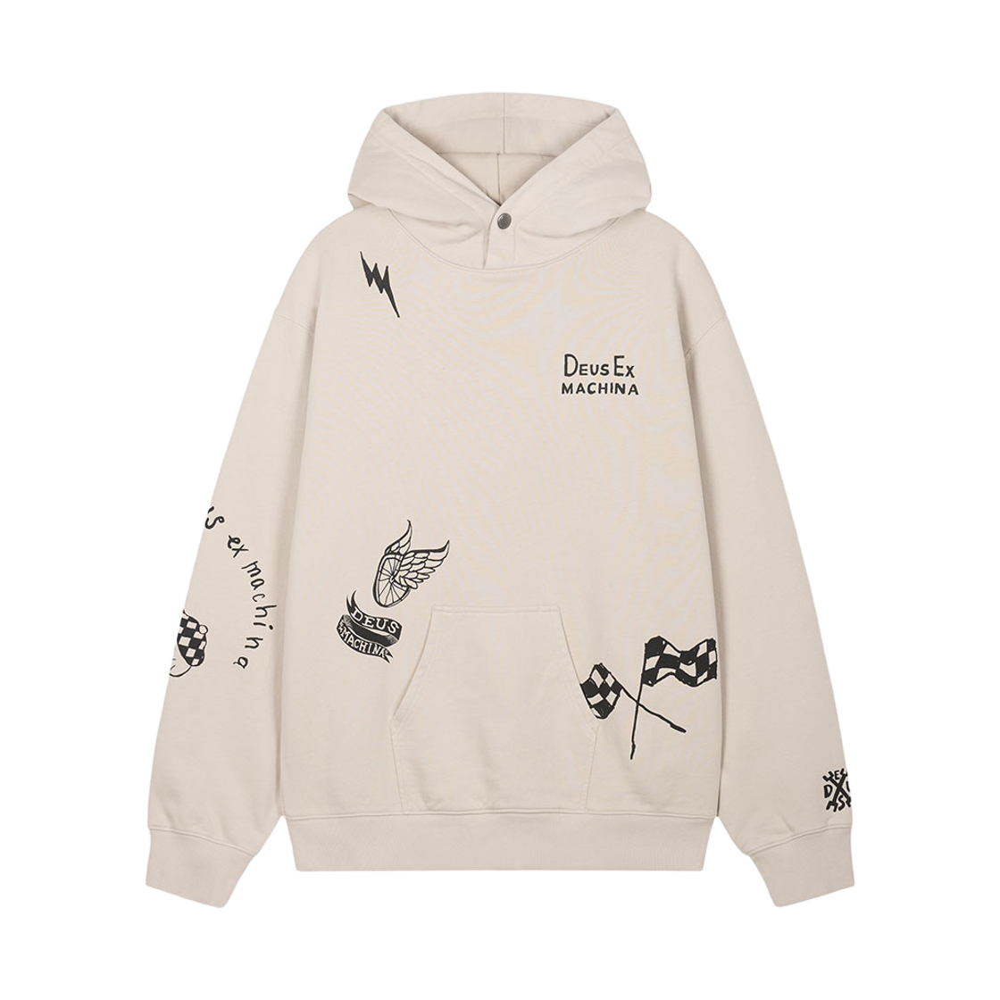 [6% 적립] 데우스 엑스 마키나 두들 다이드 후디 에크루