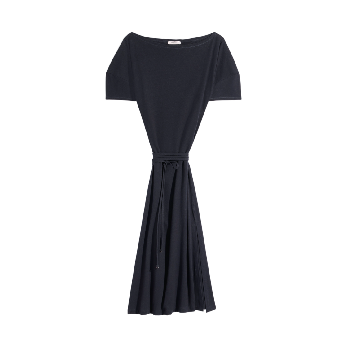 (W) 르메르 오프 숄더 드레스 헤비 코튼 리넨 저지 얼친((W) Lemaire Off Shoulder Dress in Heavy Cotton Linen Jersey Urchin) - 1