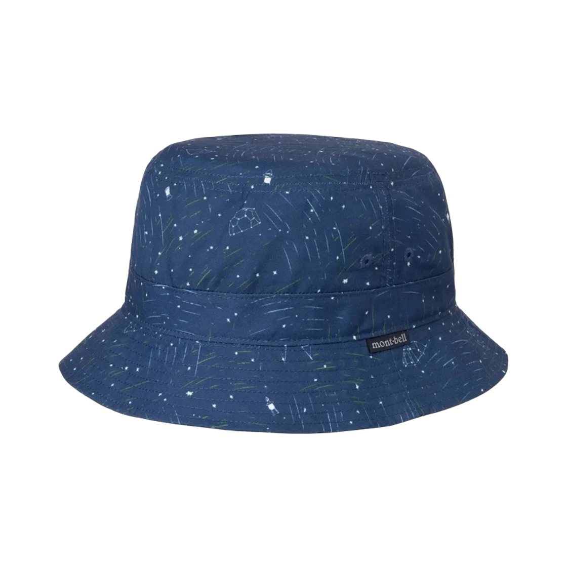 1118190 Montbell Wickron Light Print Short Brim Hat #8