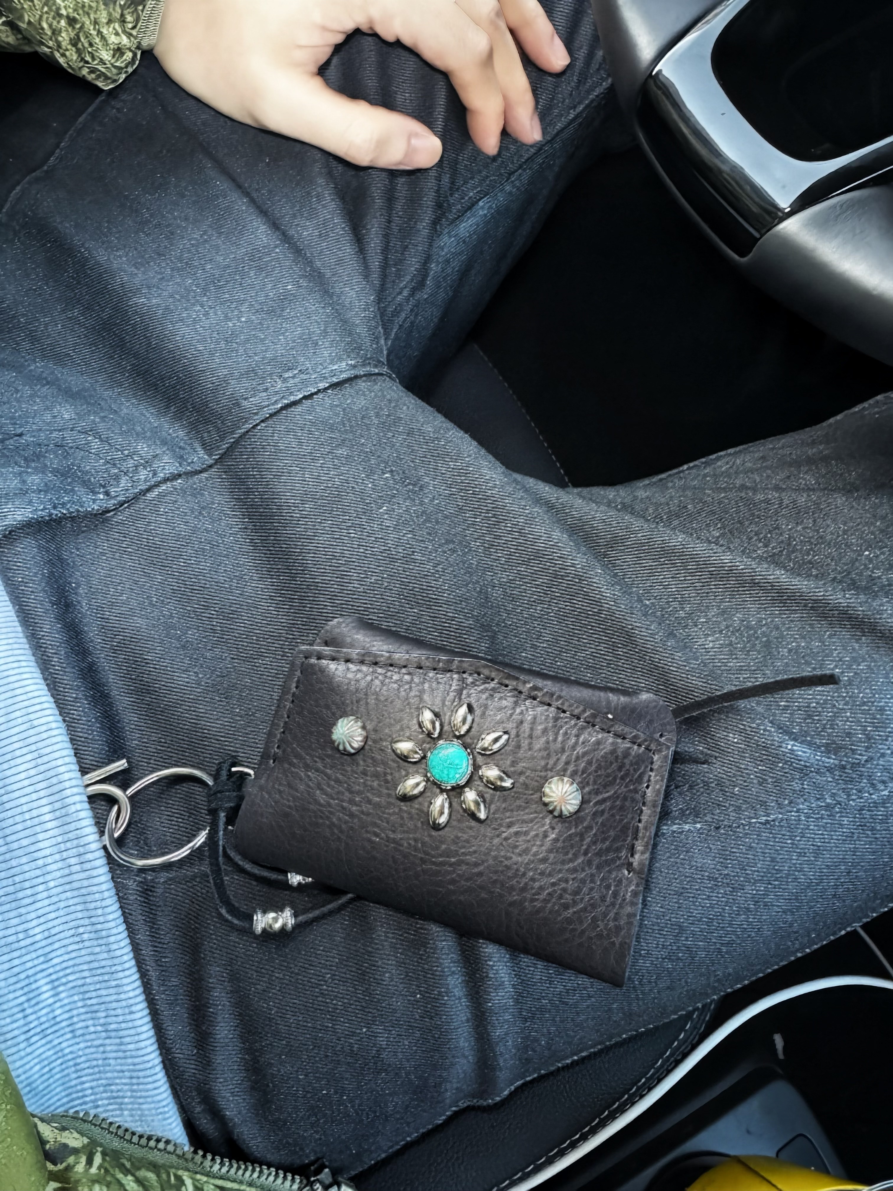 DIRT NAP Stone Card Holder Turquoise, Salomon Modisay Padded Jacket Black 착용 스타일 - 6