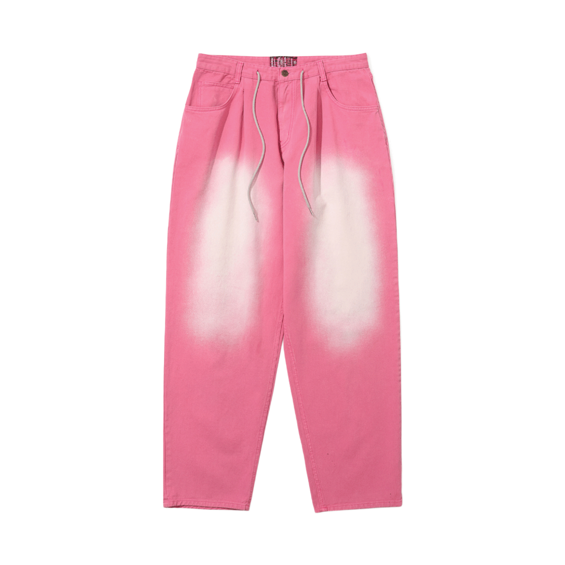 MBSRCOPTA13 Bsrabbit Mid90 Baggy Denim Pants Wild Wash Pink