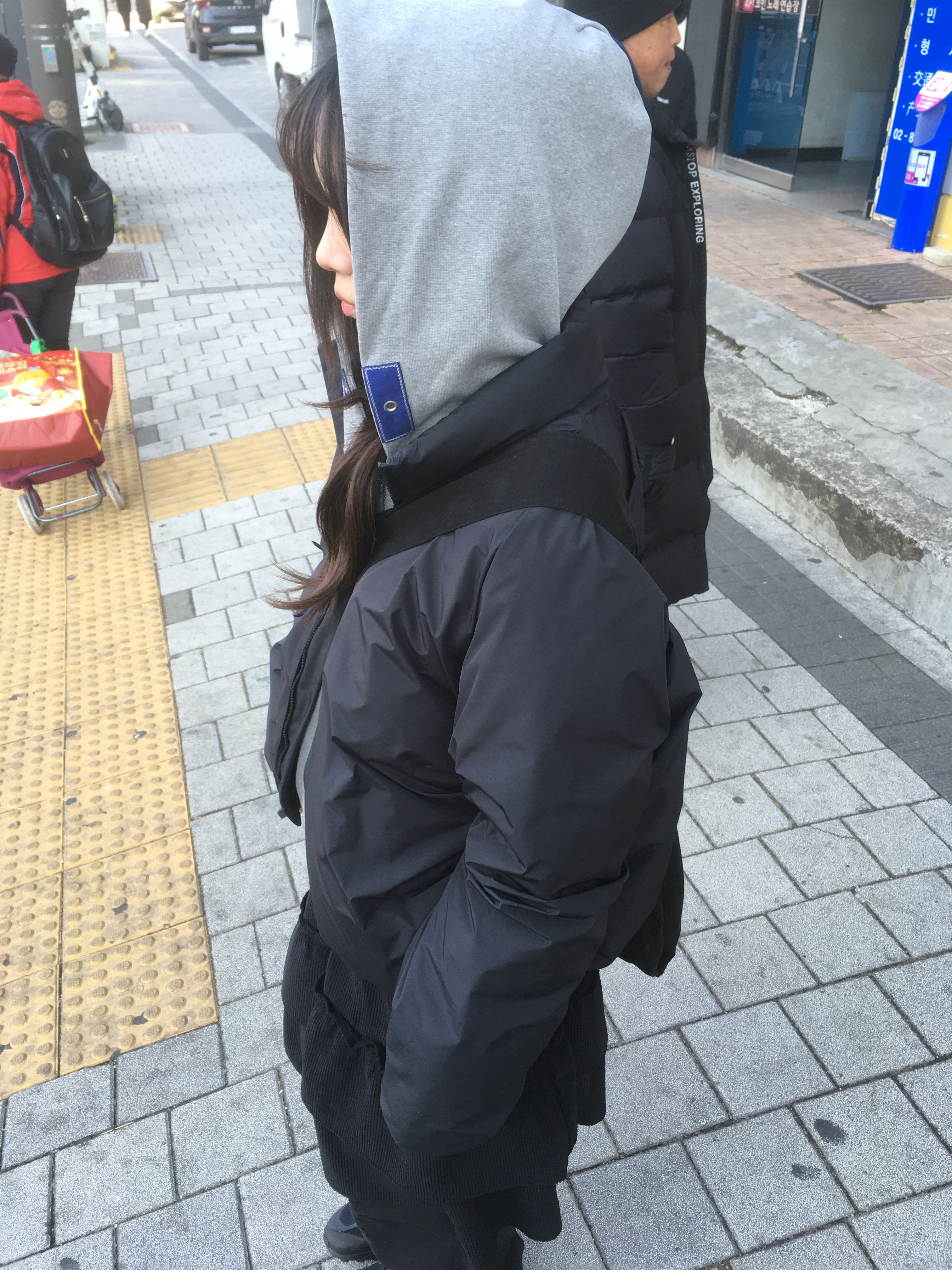 Post Archive Faction (Paf) 7.0 Down Right Black 착용 스타일
