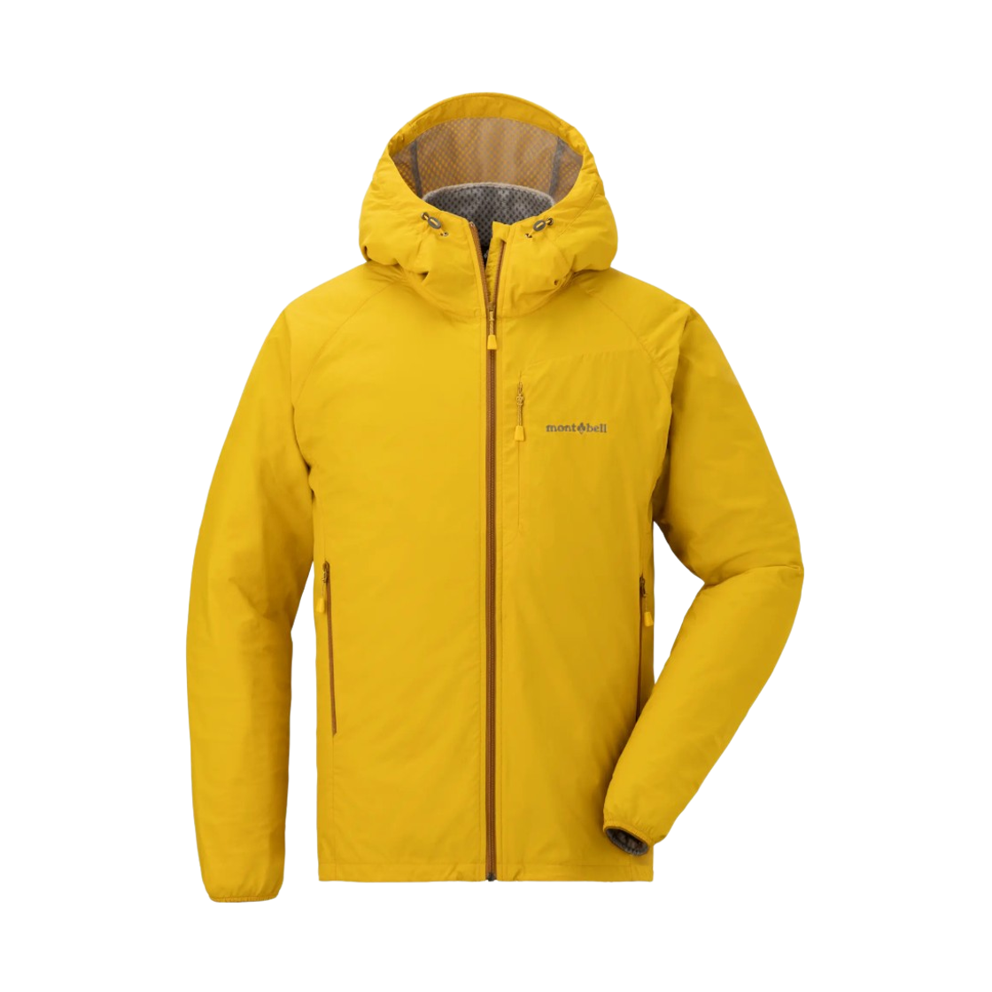 2306161 Montbell Light Shell Hooded Jacket Yellow