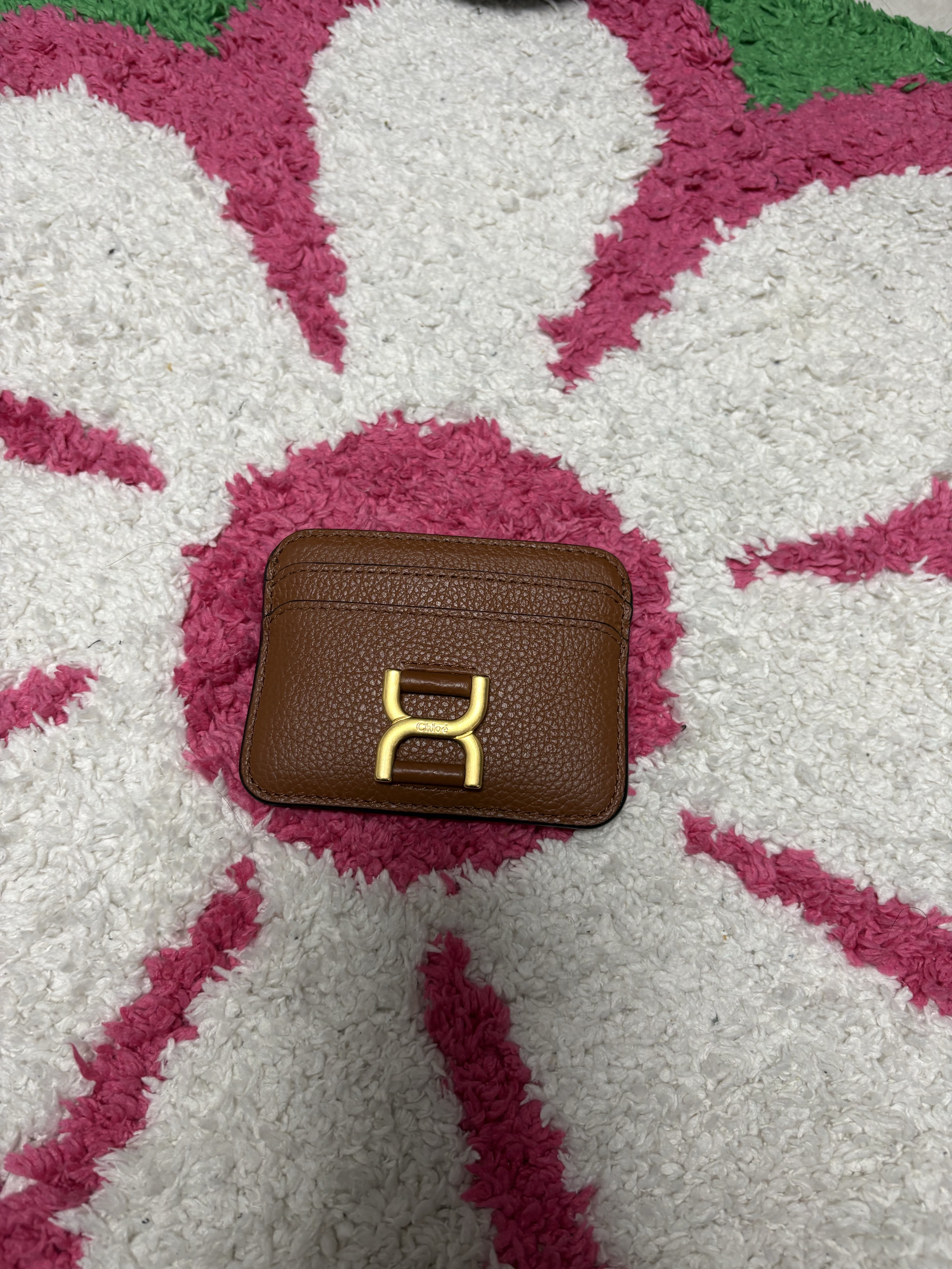 Chloe Marcie Card Holder Tan 착용 스타일
