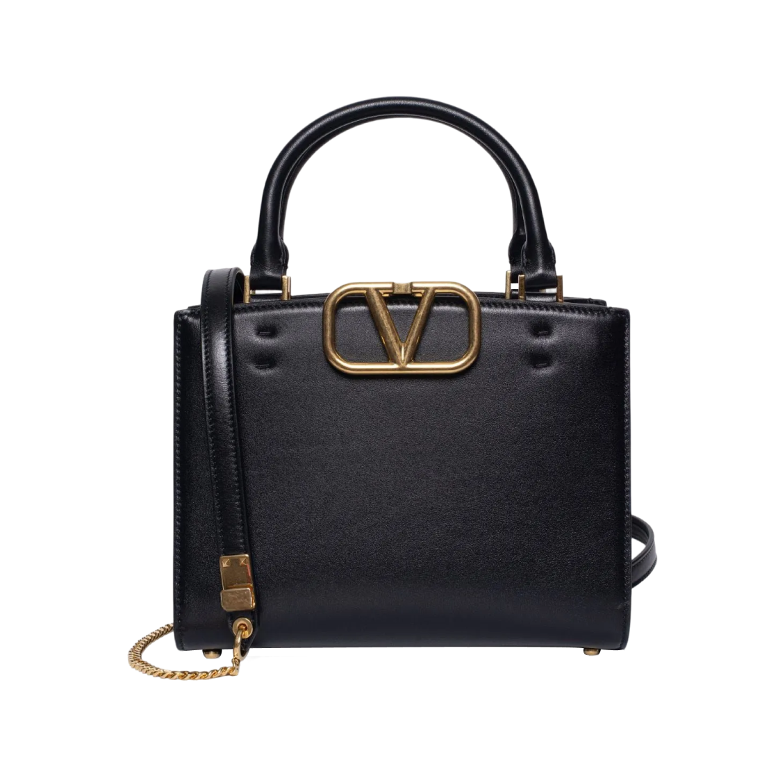 발렌티노 브이슬링 스몰 토트백 블랙(Valentino Vsling Small Tote Bag Black)
