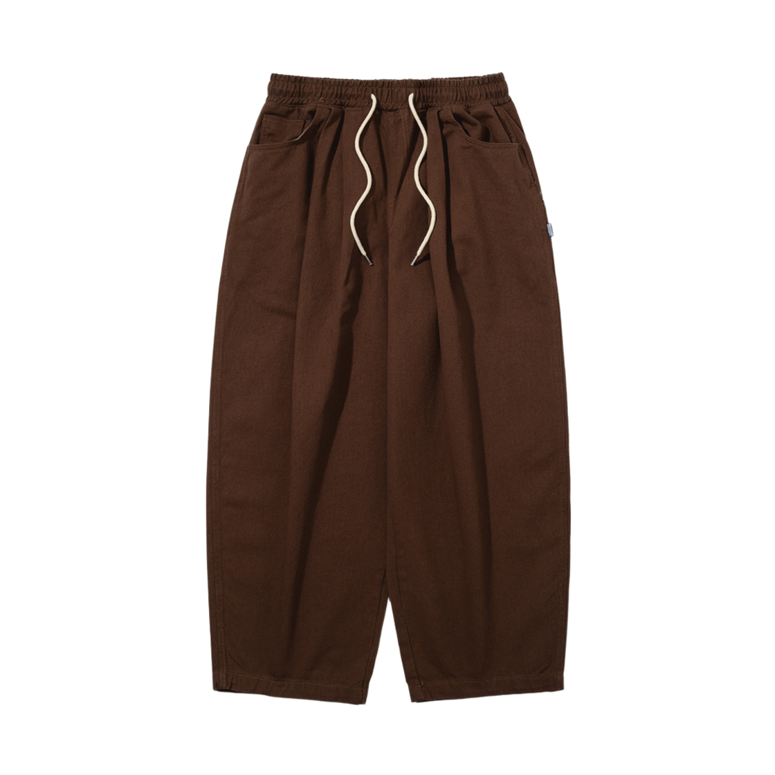 MBSRCOPTA04 Bsrabbit Super Wide Denim Pants Brown