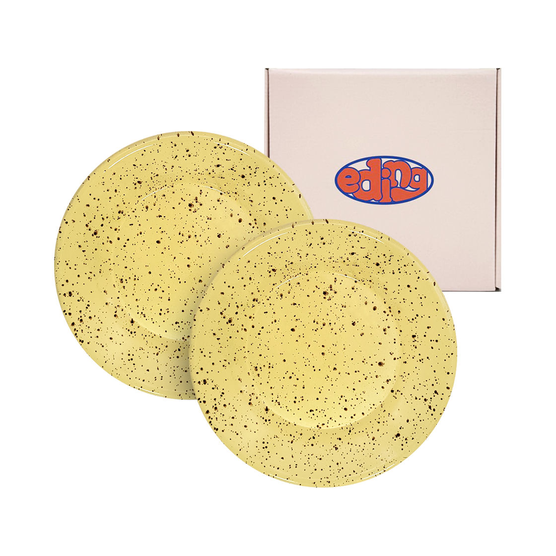 에딩 밀키웨이 법랑 플레이트 사하라 브라운 2p gift set(Eding Mlikyway Ename Plate 2p Gift Set Sahara Brown) - 1