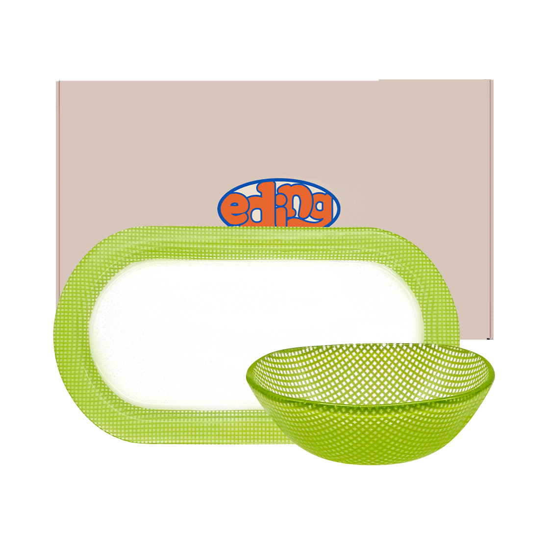 에딩 체키 트레이 gift A set 라임(Eding Checky Tray Gift A set Lime)