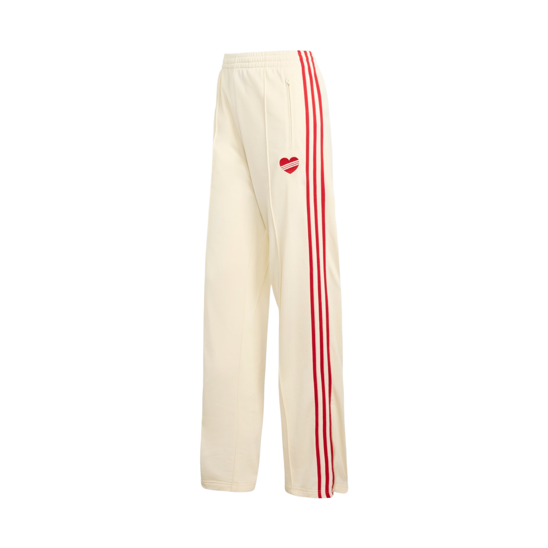 KQ8056 (W) Adidas Originals Firebird Loose Track Pants Cream White Better Scarlet - KR Sizing