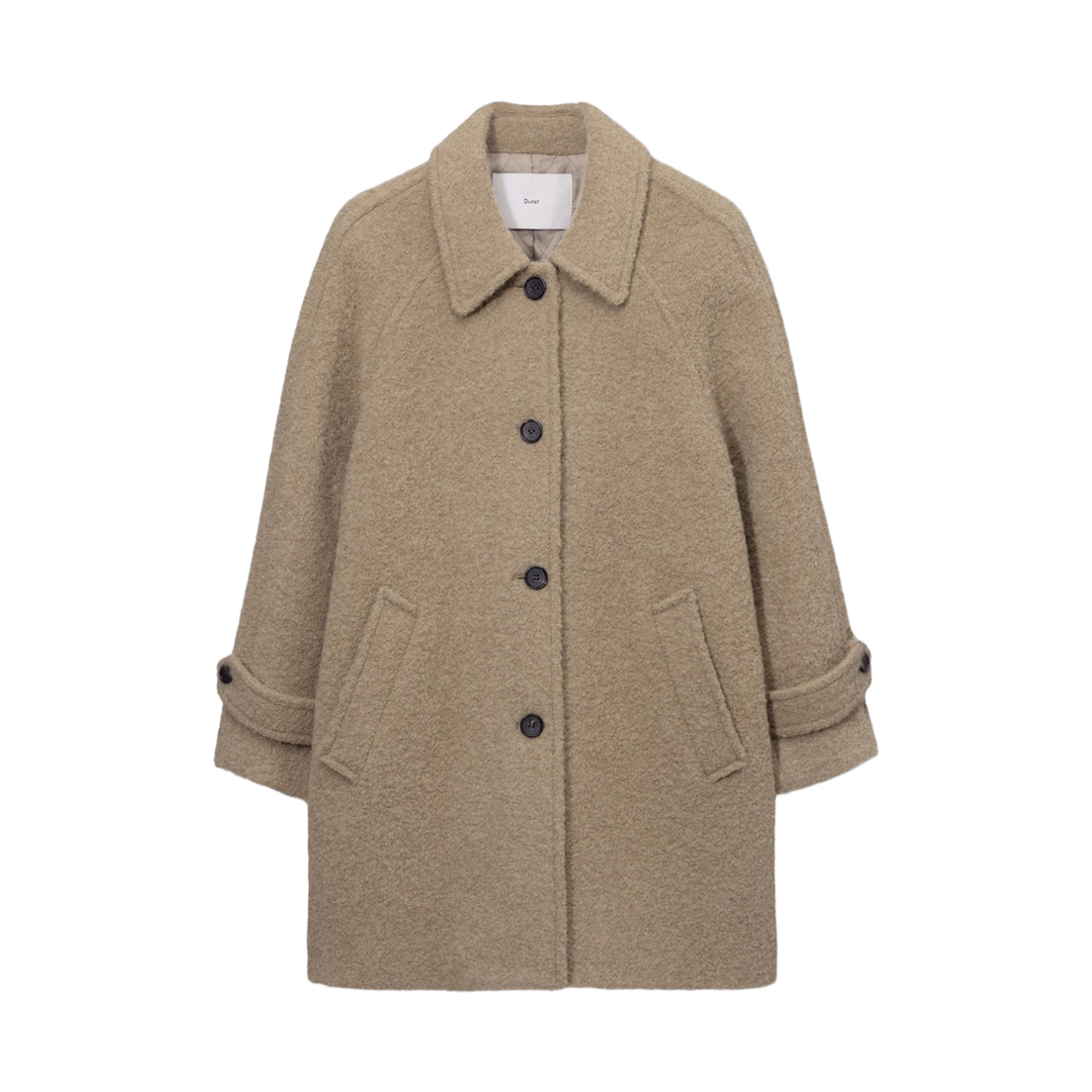 (W) 던스트 알파카 하프 맥 코트 카멜((W) Dunst Alpaca Half Mac Coat Camel)