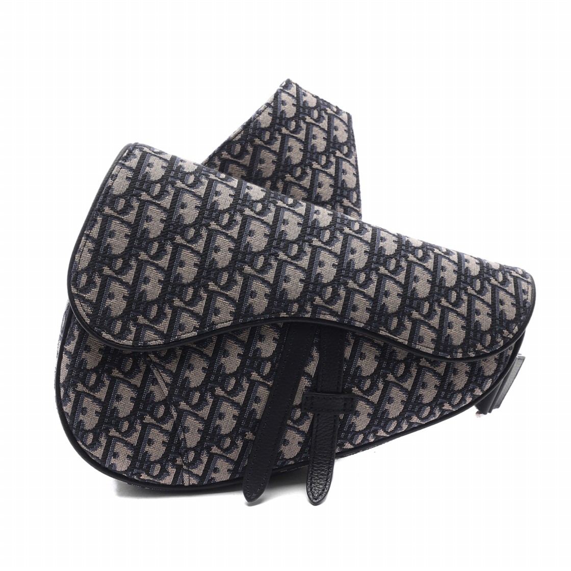 [15% 쿠폰] 디올 새들백 베이지 & 블랙 디올 오블리크 자카드([15% 쿠폰] Dior Saddle Bag Beige & Black Dior Oblique Jacquard) - 2