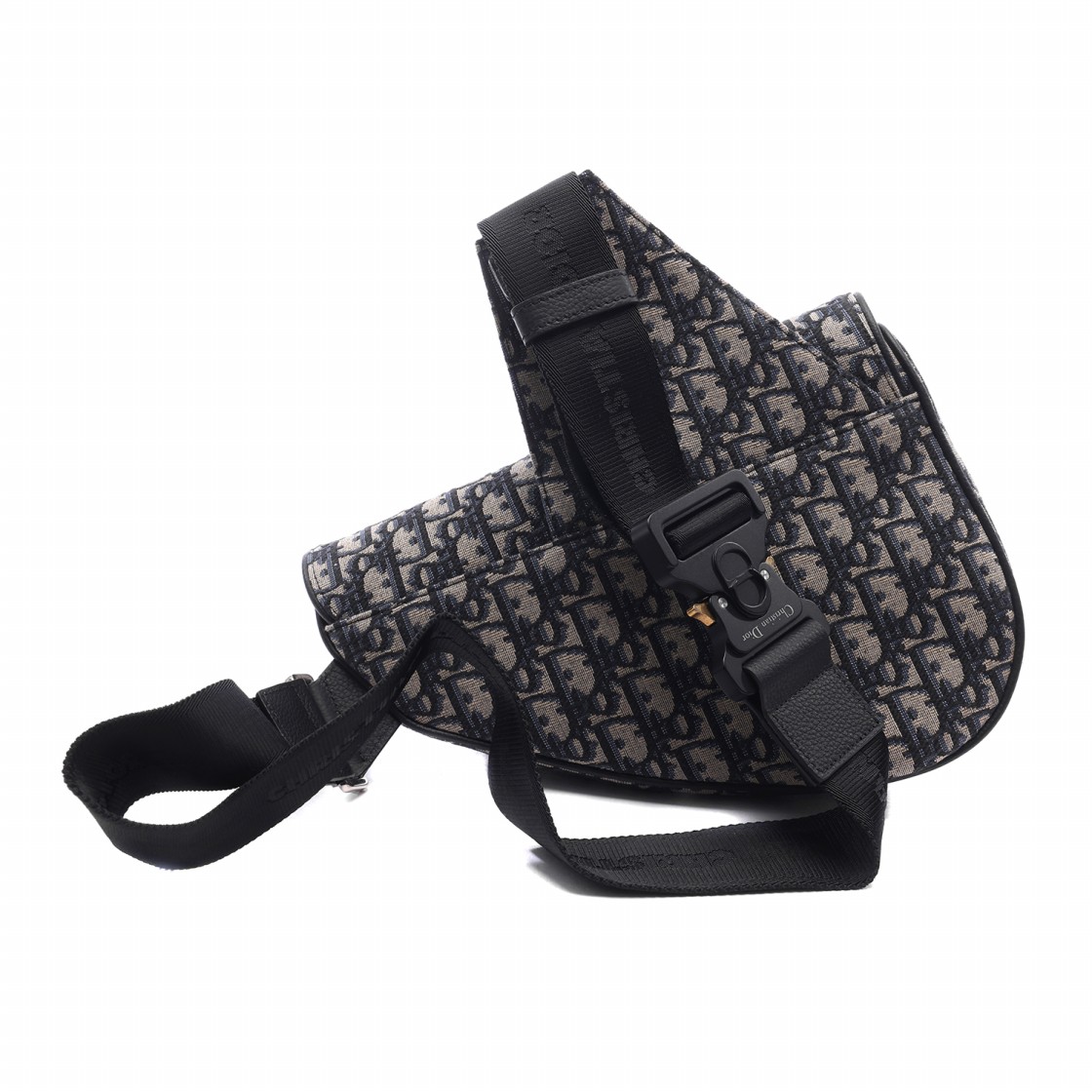 [15% 쿠폰] 디올 새들백 베이지 & 블랙 디올 오블리크 자카드([15% 쿠폰] Dior Saddle Bag Beige & Black Dior Oblique Jacquard) - 4