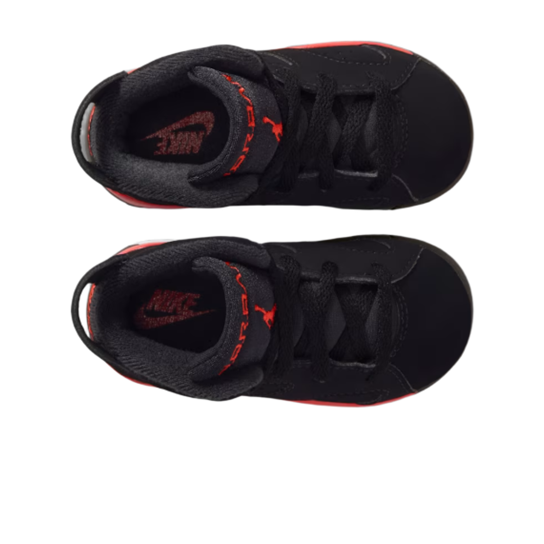 (TD) 조던 6 레트로 인프라레드 세일즈맨 블랙 앤 라이트 크림슨((TD) Jordan 6 Retro Infrared Salesman Black and Light Crimson) - 2