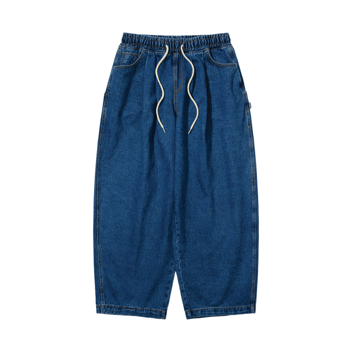 MBSRCOPTA02 Bsrabbit Super Wide Denim Pants Blue