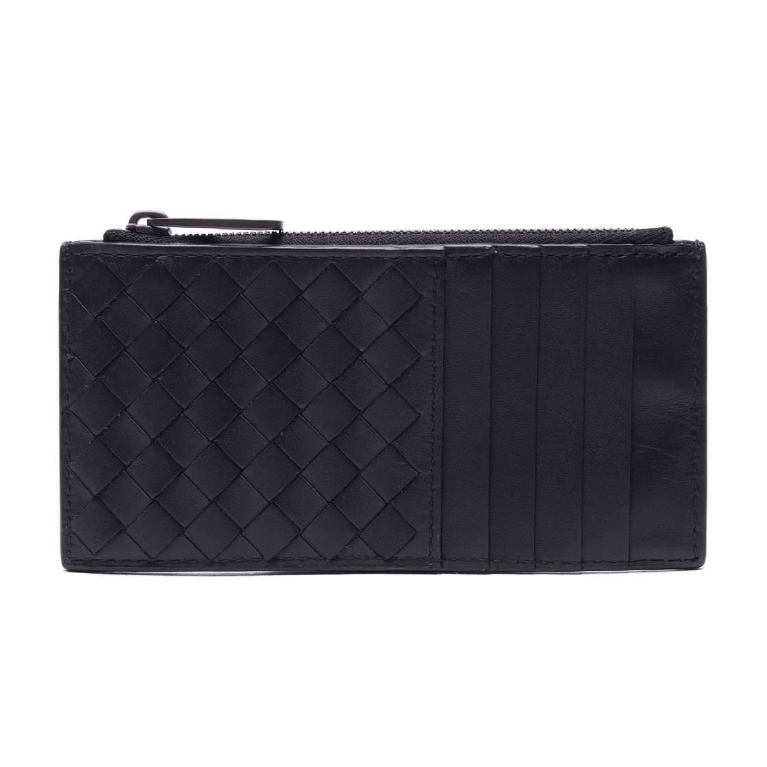 [25% 쿠폰] 보테가 베네타 지퍼 카드 케이스 블랙([25% 쿠폰] Bottega Veneta Zipped Card Case Black) - 2