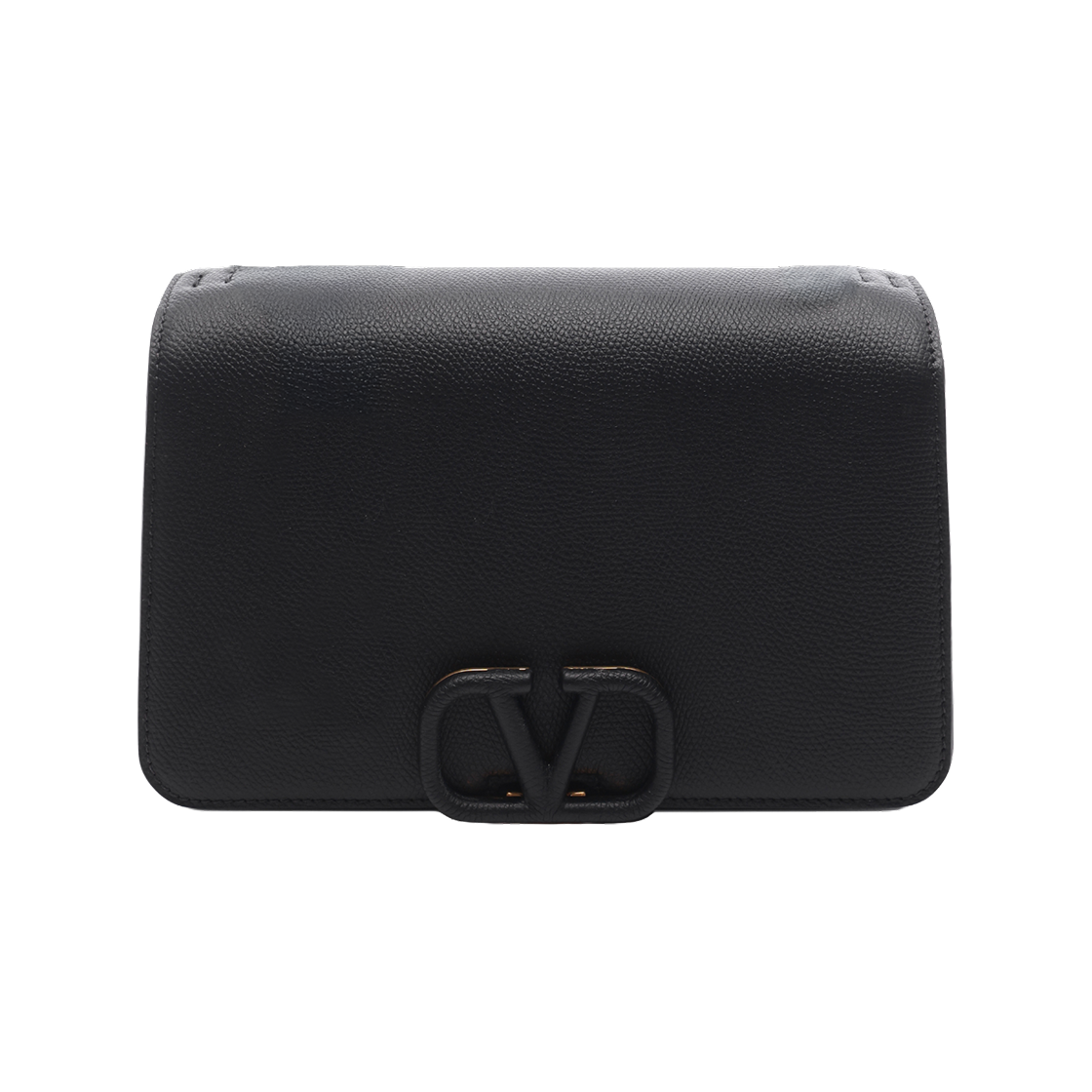 B0Q77KGW0NO Valentino Vlogo Signature Shoulder Bag Black
