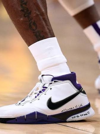 Nike Kobe 1 Protro 81 Pt Game White Black, Nike LeBron 3 Midnight Navy 2019 착용 스타일 - 10