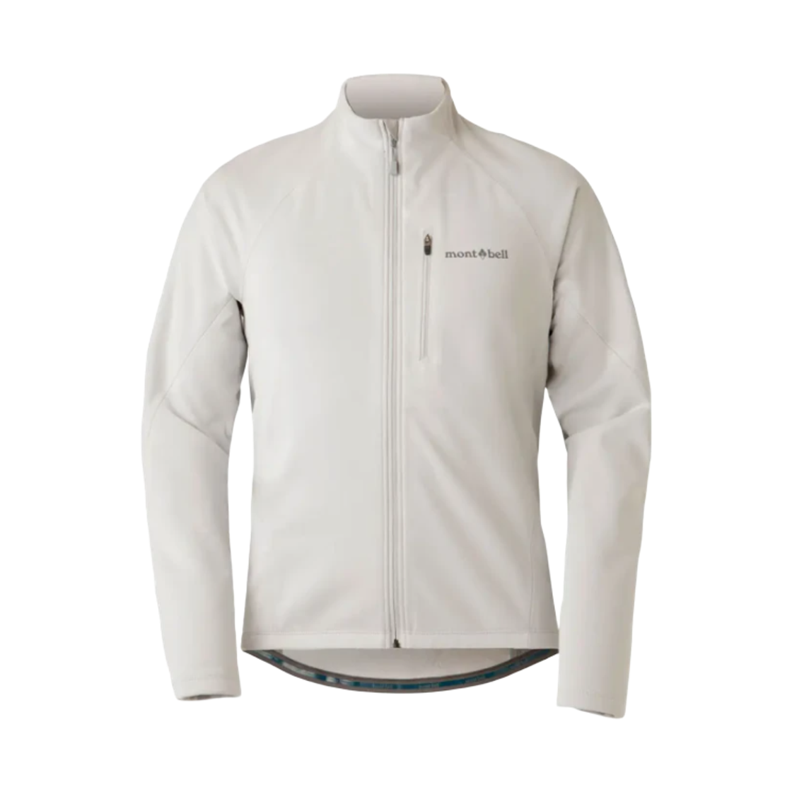 1130600 Montbell Climabarrier Cycling Jacket Light Gray