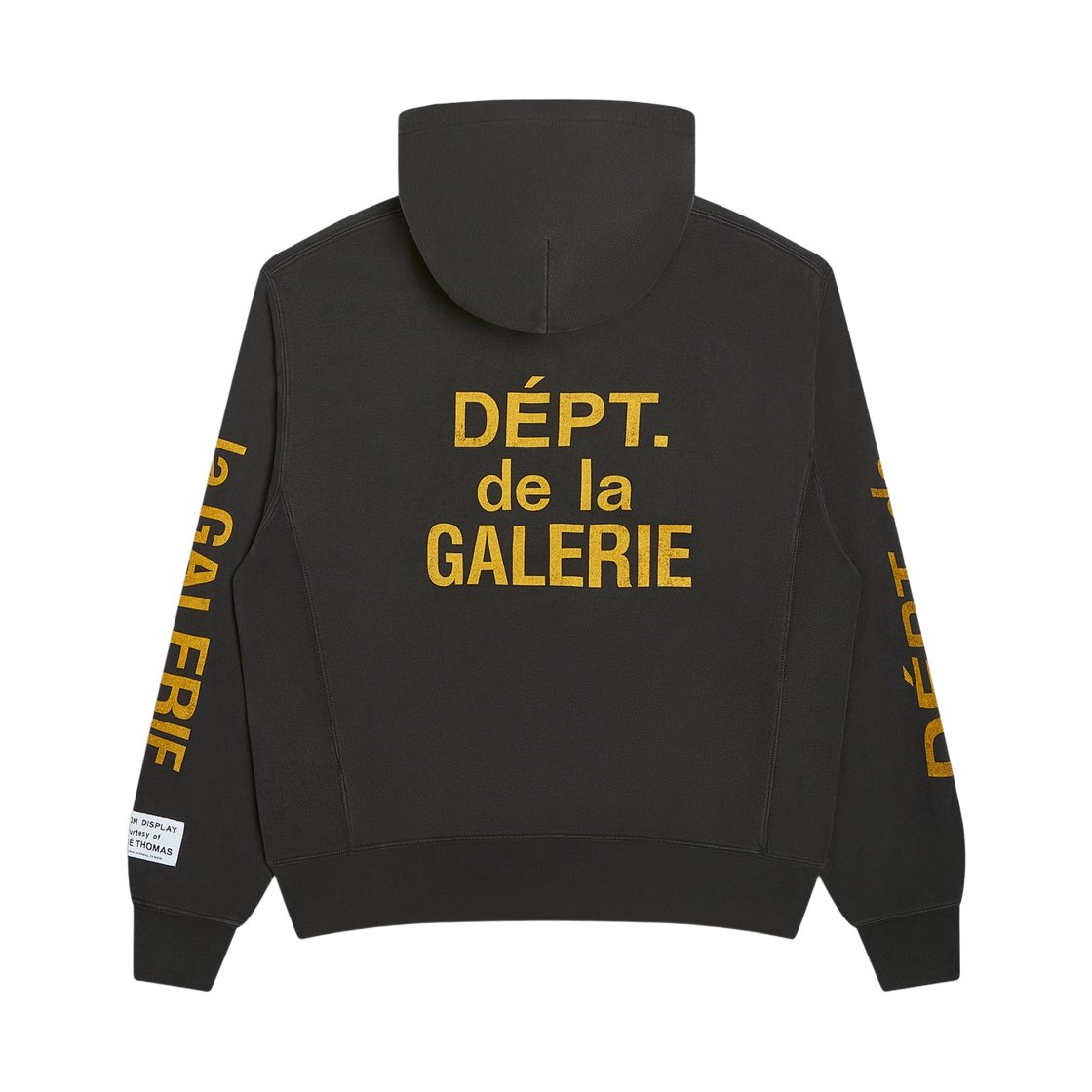 갤러리 디파트먼트 드 라 갤러리 후드 블랙(Gallery Dept. De La Galerie Hoodie Black) - 2
