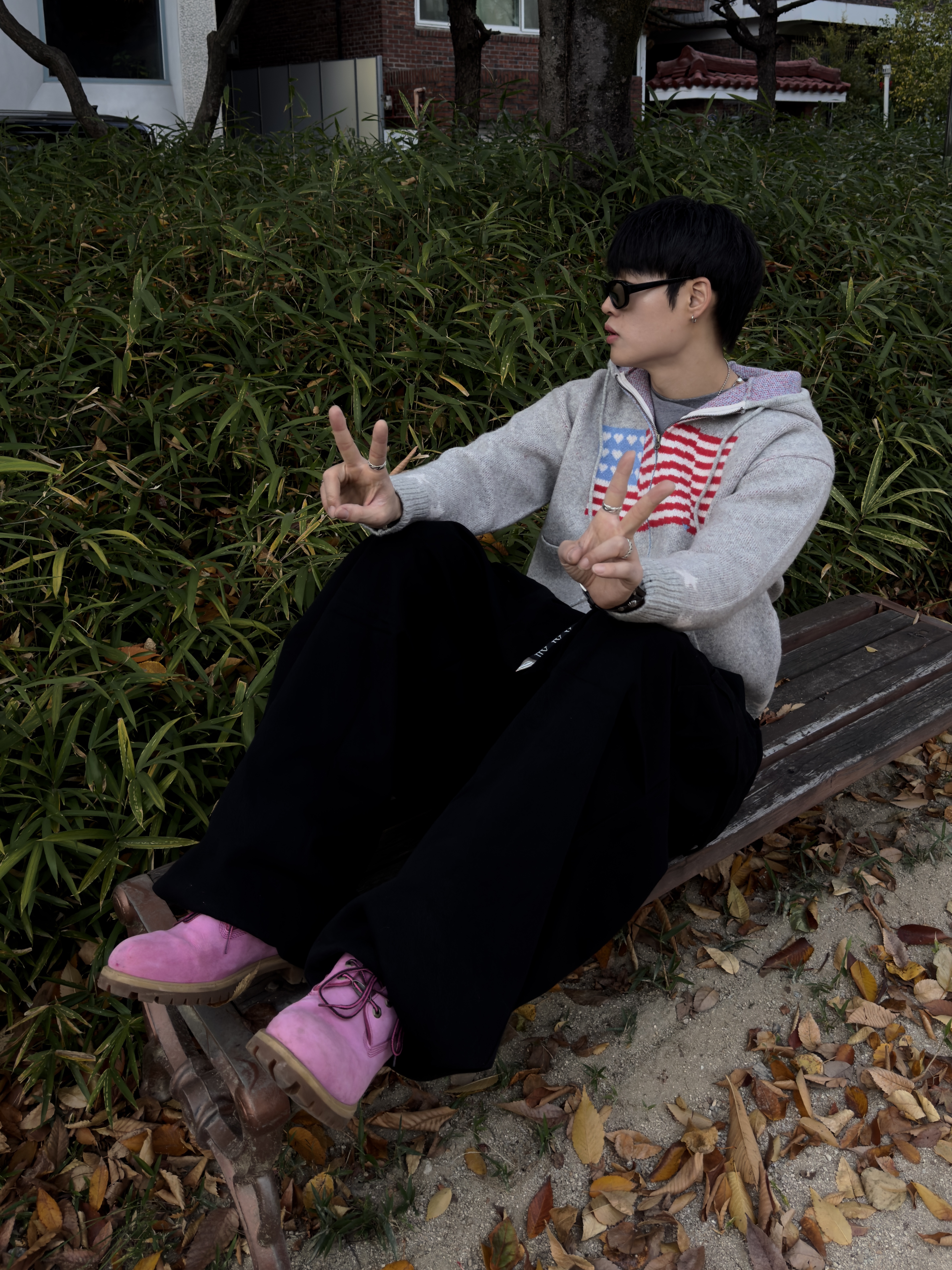 Timberland x Supreme Diamond Plate 6 Inch Premium Waterproof Boot Pink - 23FW - Medium 착용 스타일 - 2