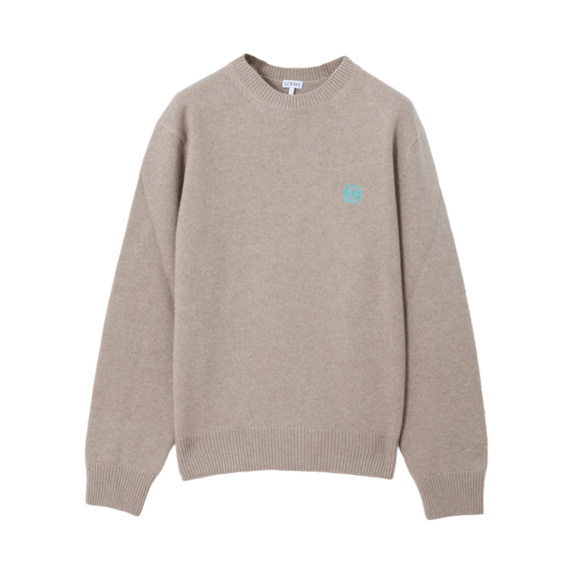 H526Y14KH1-1130 Loewe Sweater in Wool Light Grey