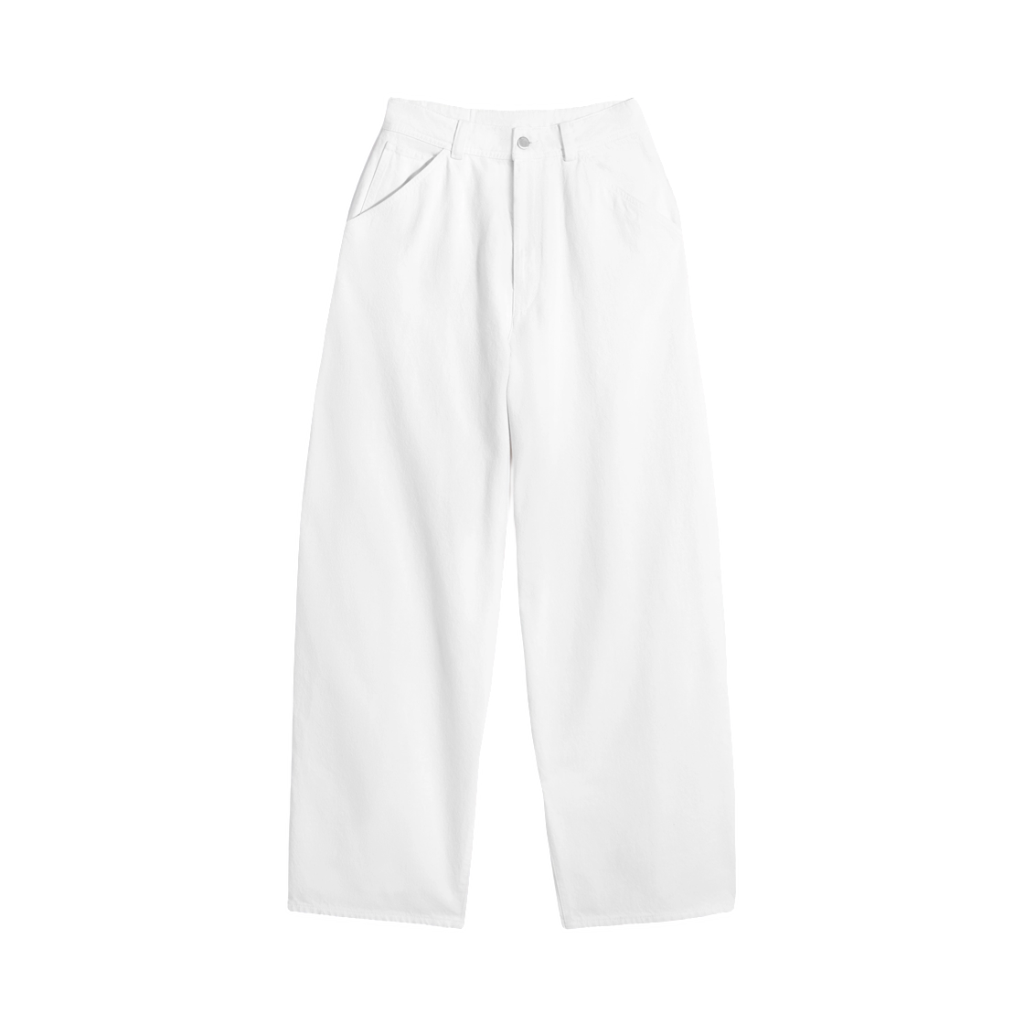 (W) 르메르 라지 팬츠 데님 밀크((W) Lemaire Large Pants in Denim Milk)