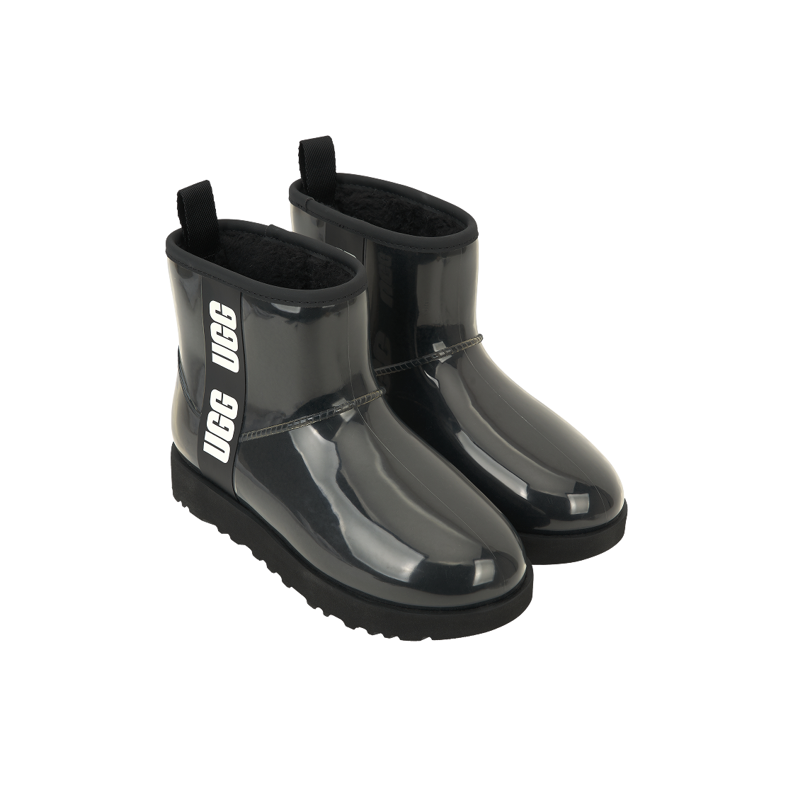 (W) 어그 클래식 클리어 미니 부츠 블랙((W) UGG Classic Clear Mini Boots Black) - 4