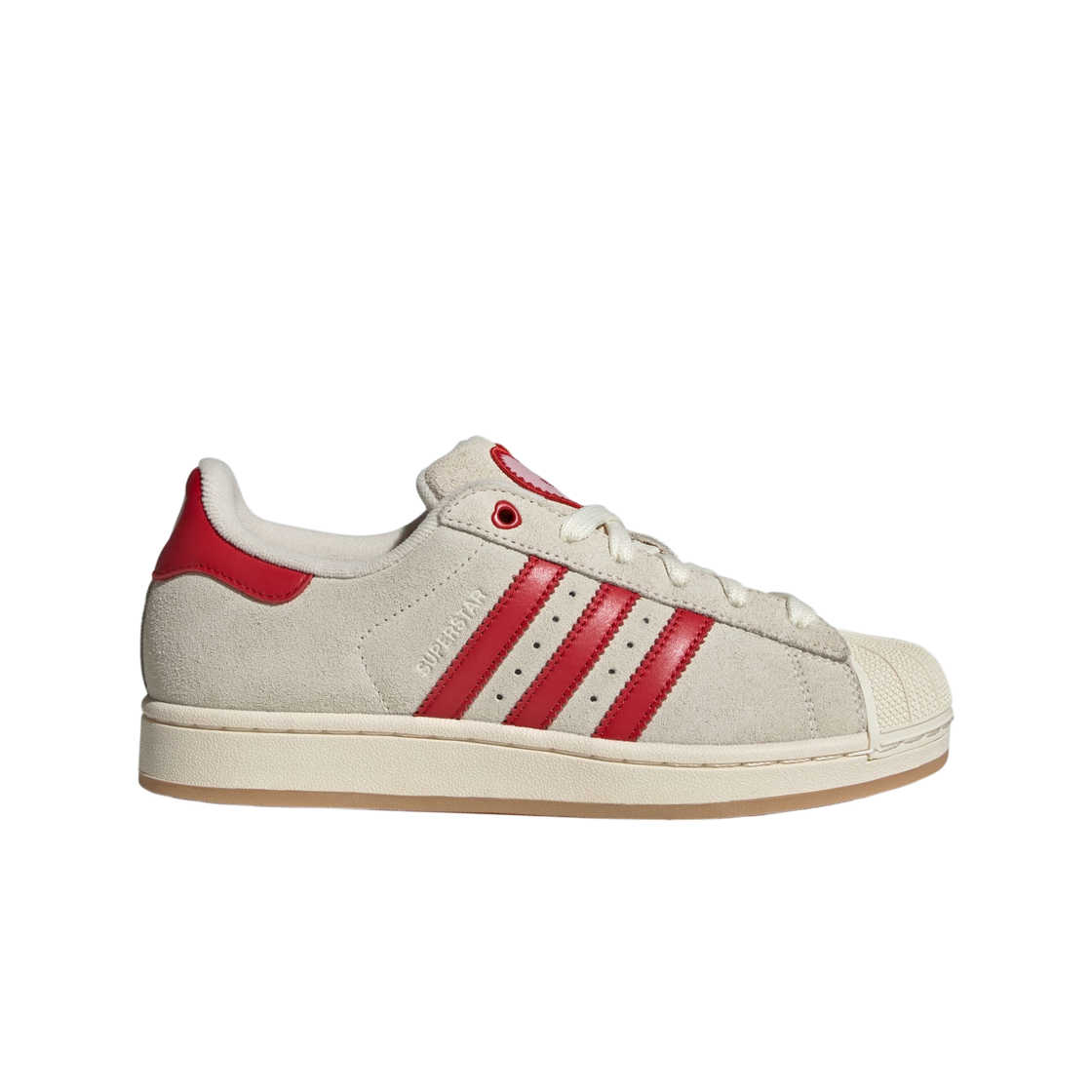 KH9037 (W) Adidas Superstar II Cream White Better Scarlet