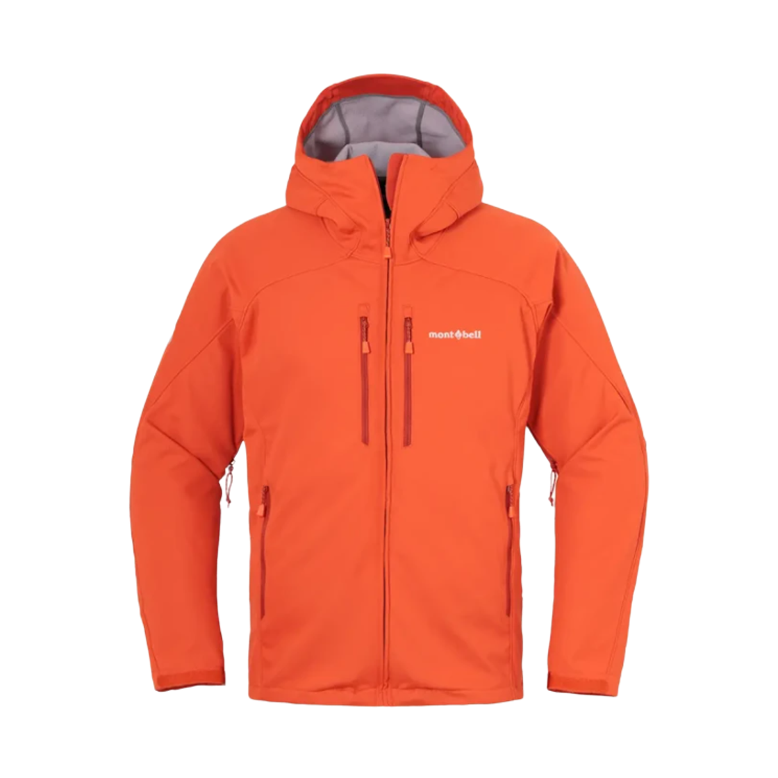 1106723 Montbell Climabarrier Hooded Jacket Orange