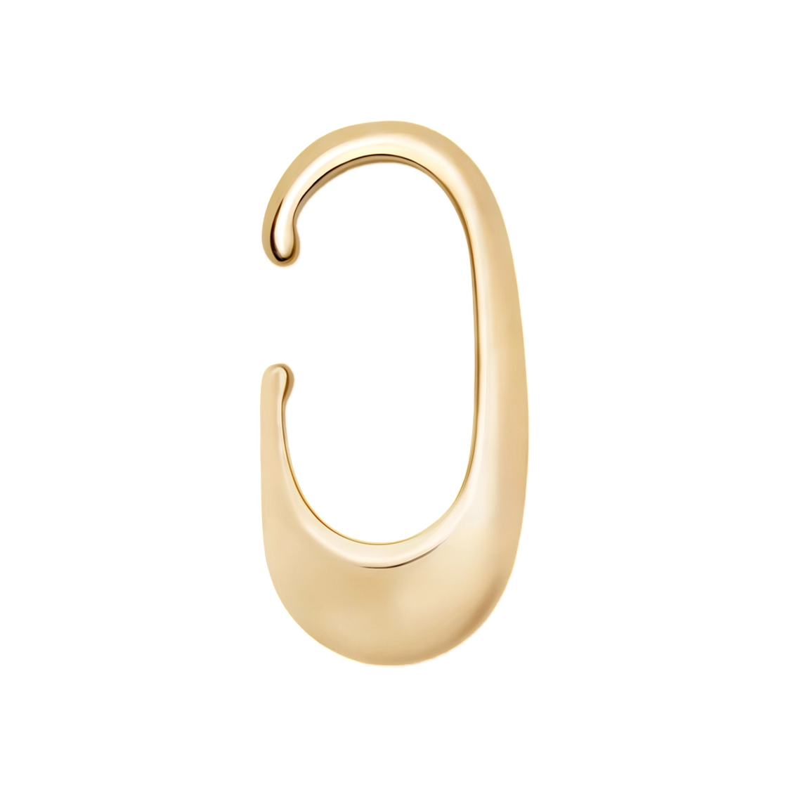 AC333-LO0036-540 Lemaire Long Drop Earcuff in Vermeil Light Gold
