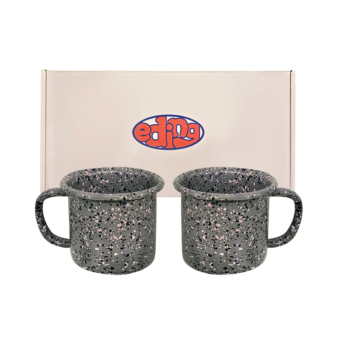 에딩 밀키웨이 머그컵 L 런던 그레이 2P gift set(Eding Milkyway Large Mug 2P Gift Box London Gray)