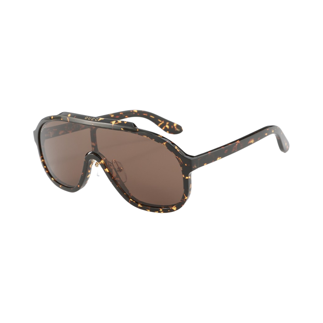 구찌 마스크 프레임 아세테이트 선글라스 하바나 브라운(Gucci Mask Frame Acetate Sunglasses Havana Brown) - 2